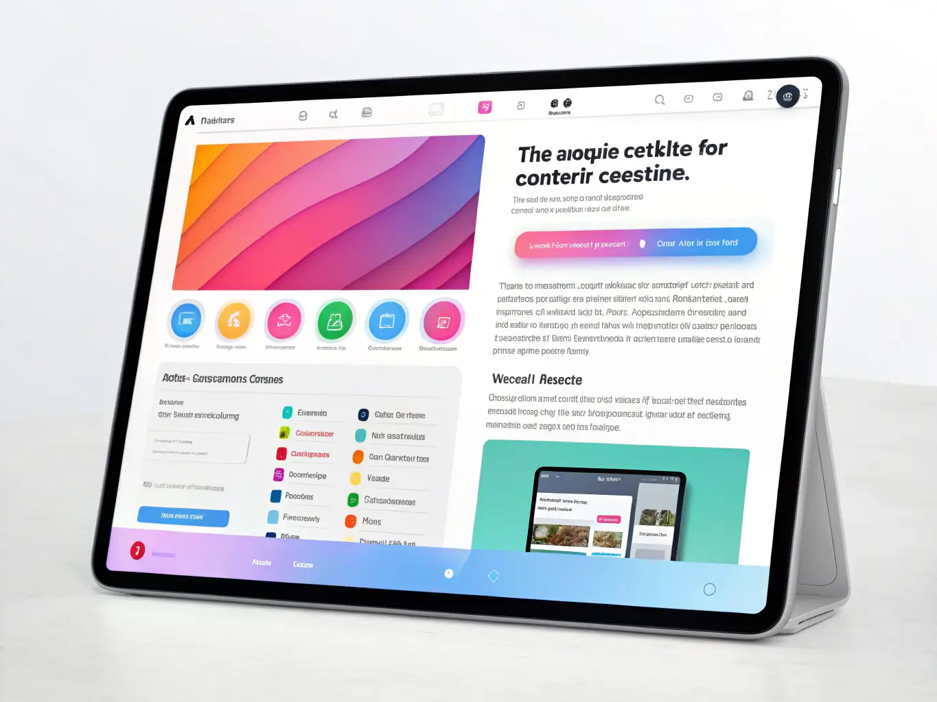 A vibrant image showcasing the AI logo generator's interface with a user easily selecting different design elements and color palettes, highlighting the intuitive design process.