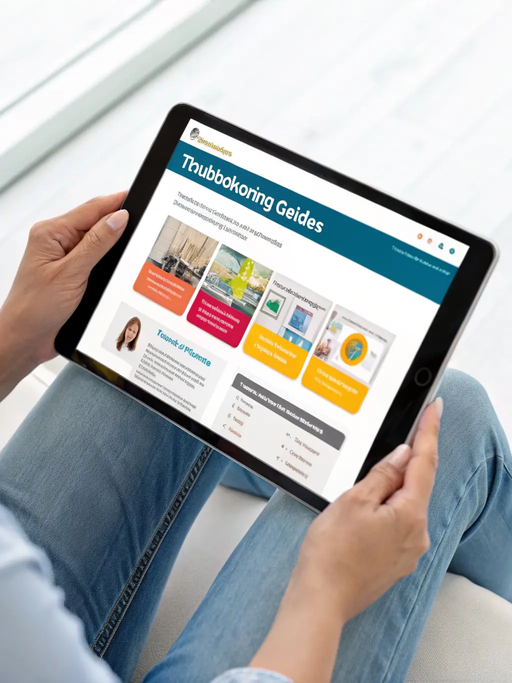 A mobile phone displaying a step-by-step guide to fix a common Wi-Fi connectivity issue, with clear visual cues and concise instructions.