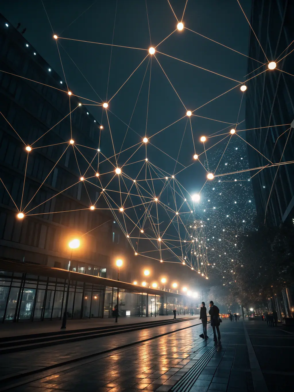 A dynamic representation of the AI learning and adapting to user preferences, improving content quality and relevance over time, emphasizing the AI's continuous learning capabilities.