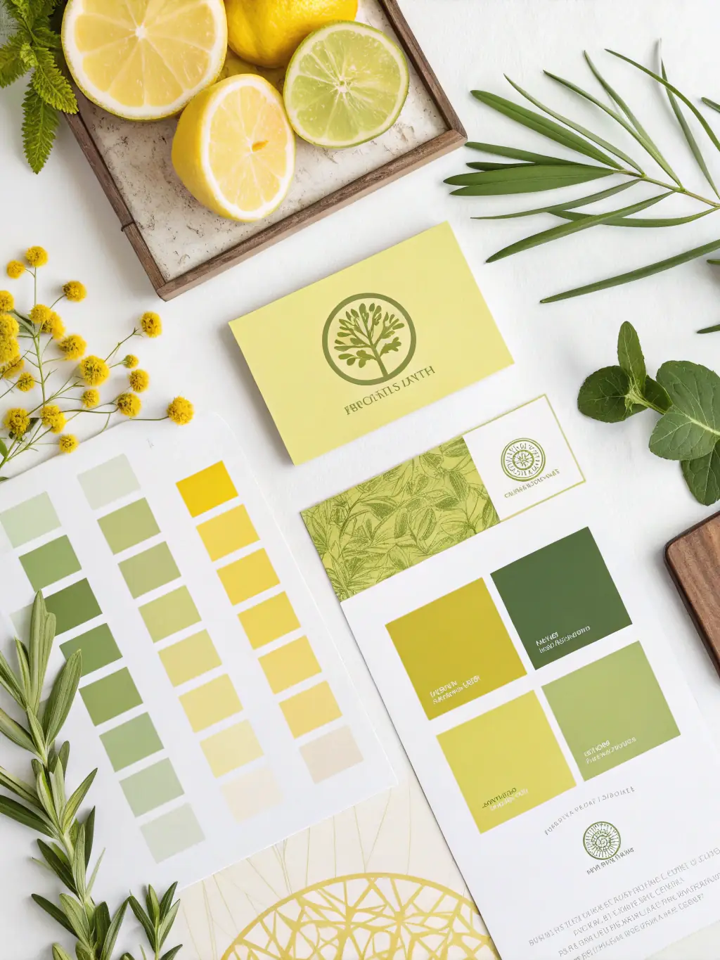 A visually appealing graphic generated by the AI, perfectly aligned with a specific brand's color palette and style, showcasing the brand consistency feature.